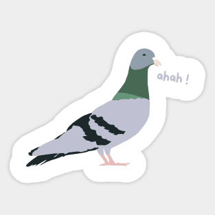 Pigeon humor Sticker